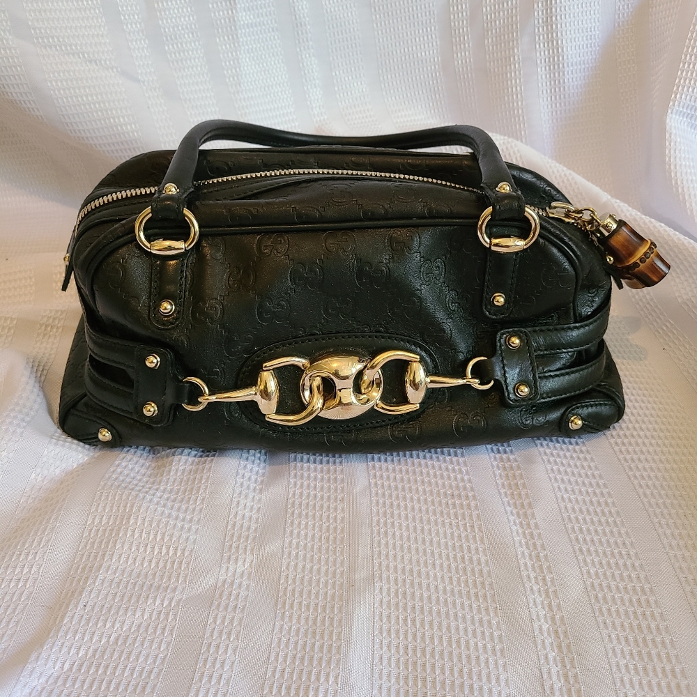 Gucci leather black handbag (SOLD!)